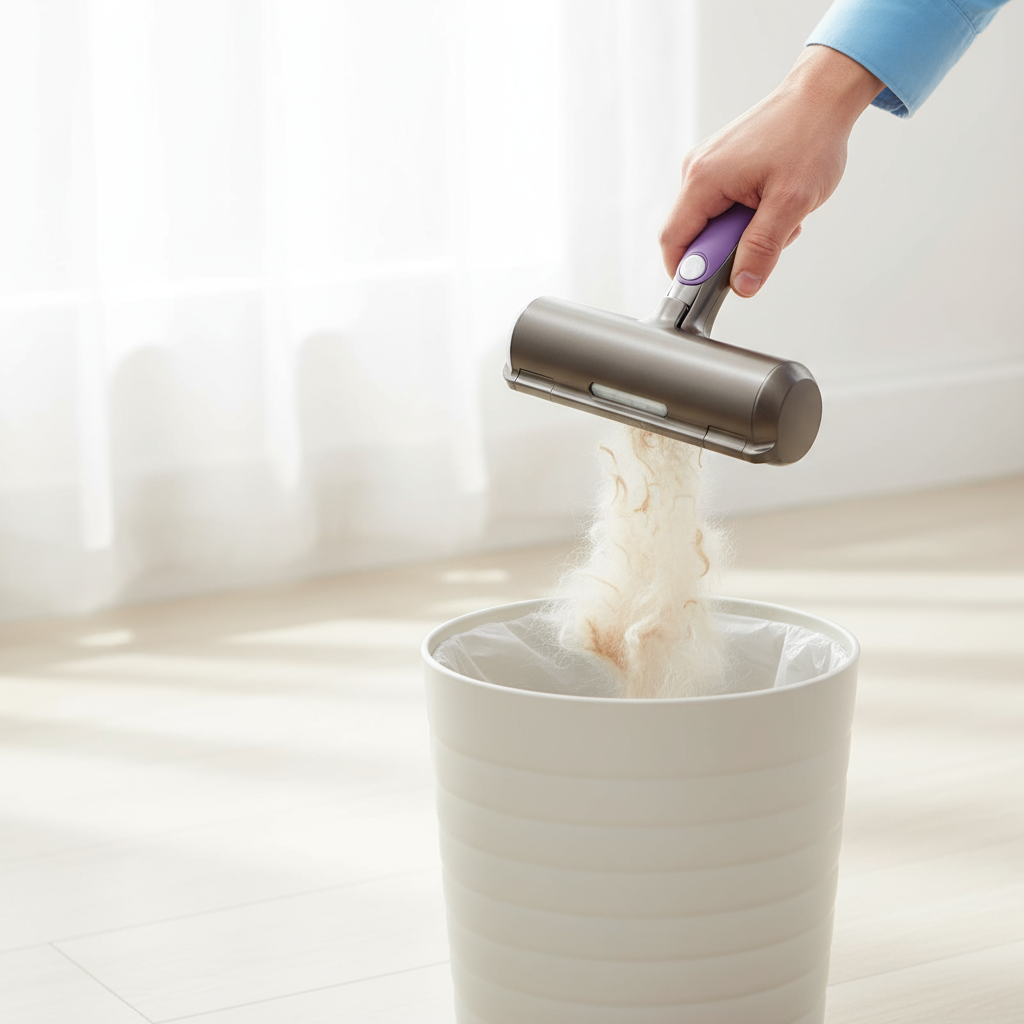 Vaciado fácil del rodillo